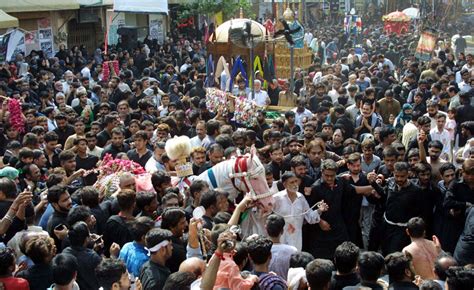 Muharram Processions Proceed Peacefully To Their Destinations Daily Times