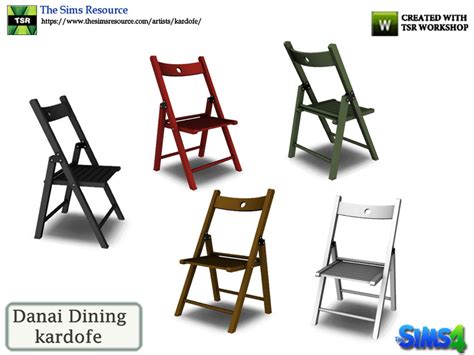 The Sims Resource Kardofedanai Dining Roomfolding Chair
