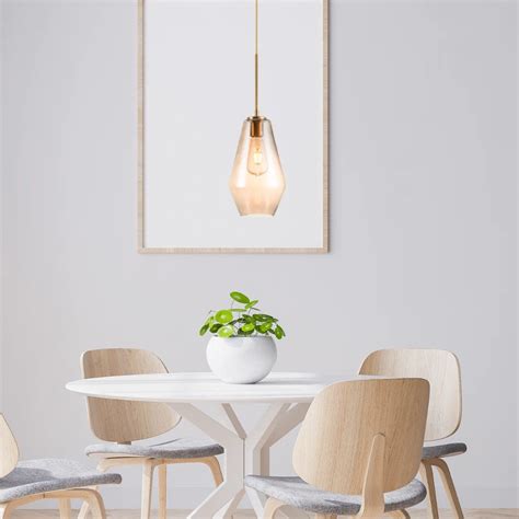 Mia Champagne Glass Pendant Light