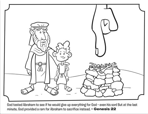 February 1, 2014 at 10:03 am. Abraham and Isaac Coloring Page - Whats in the Bible