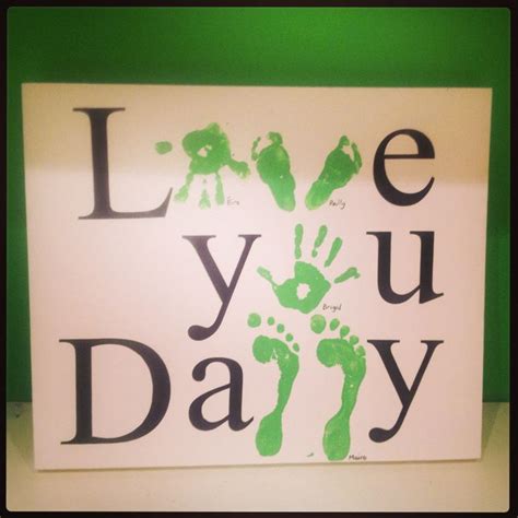 This is a great option is for a last. Father's Day Art Project: Make it easy on yourself and just print out the non-hand/footprint ...