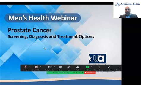 Prostate Cancer Webinar Screening Diagnosis And Treatment Options