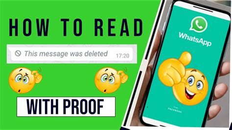 how to read deleted message on whatsapp messanger 2020 tricks of whatsapp recover deleted