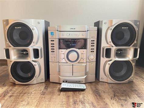 Sony Hcd Gx470 Speaker System Compact Hi Fi Stereo System Am Fm 3 Cd