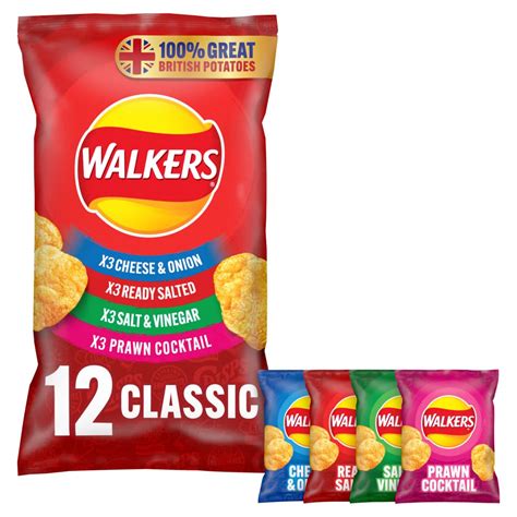 Walkers Classic Variety Multipack Crisps 12x25g Bb Foodservice