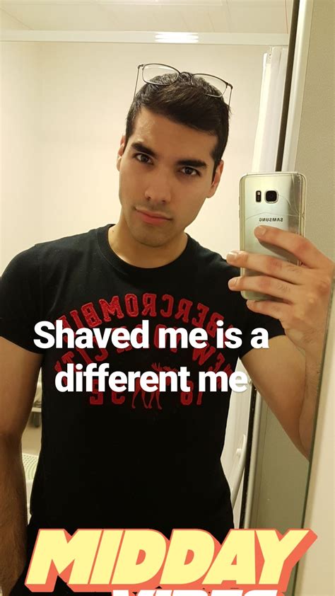 Shaved R Selfie
