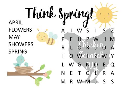 Spring Word Search