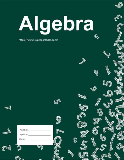 Portadas De Algebra Las Mejores Descargas De 2023