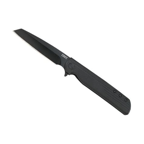 Couteau Pliant Crkt Lck Tanto Blackout 3802kcr