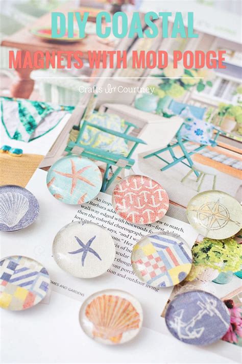 Diy Magnets With Mod Podge