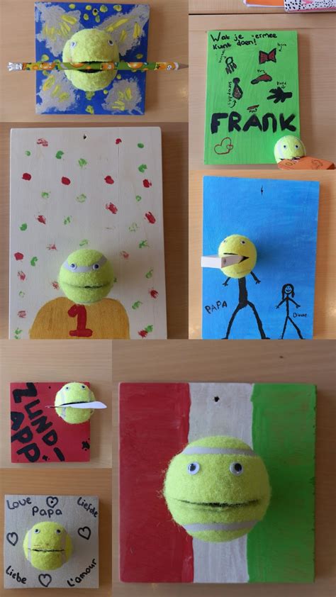 Bij vaderdag hoort een zelfgemaakt cadeau. Pin van Patricia DE SAINTE MARESVILLE op ENFANT ...