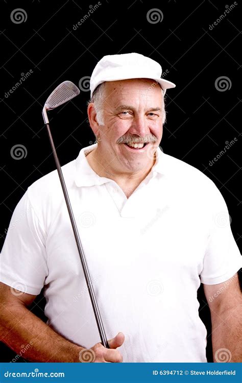 Senior Golfer Stock Photo Image Of Iron Senior Sportsman 6394712