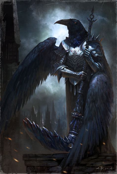 Alexandrkretov Crow Guard Fantasy Life Fantasy Races High Fantasy
