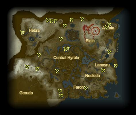 All Lynel Locations Map In Totk Zelda Tears Of The Kingdom Pro Reverasite