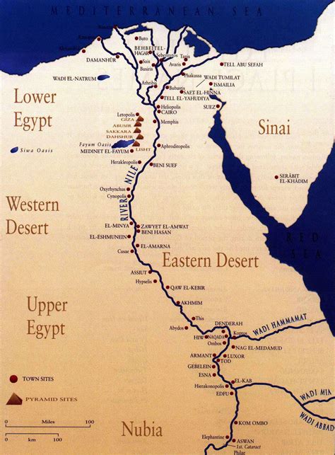 Ancient Egypt Map Ancient Information