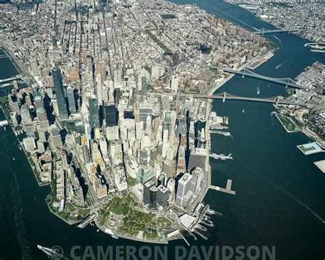 Aerial Stock Aerial Of Manhattan Island From A High Altitude