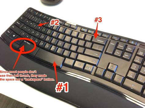 The Three Most Used Keys On A Keyboard Are Spacebar E Backspace
