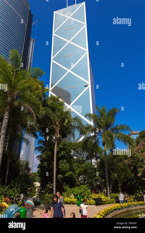 Bank Of China Tower Hong Kong Skyline Sar China Stock Photo Alamy