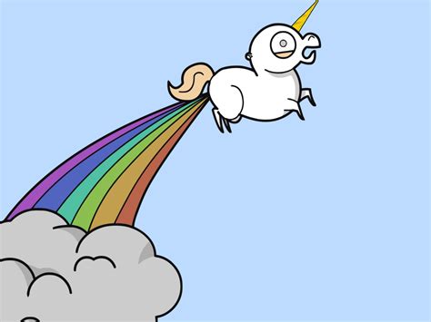 Free Download Cute Unicorn Farting Rainbows Success 1440x1080 For