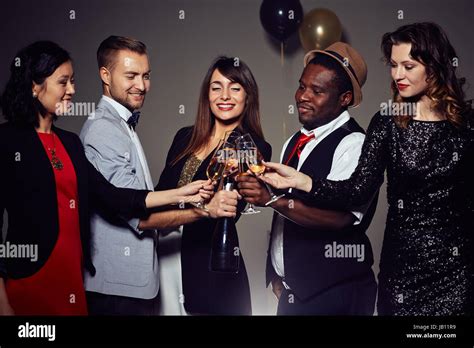 Unforgettable Night of Best Friends Stock Photo - Alamy