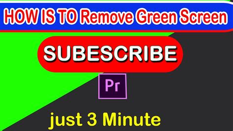 Remove logo from video هو أداة بسيطة من شأنها أن تمحو الشعارات المفروضة أو نص من أشرطة الفيديو. How is to Remove Green Screen in Adobe Premier - YouTube