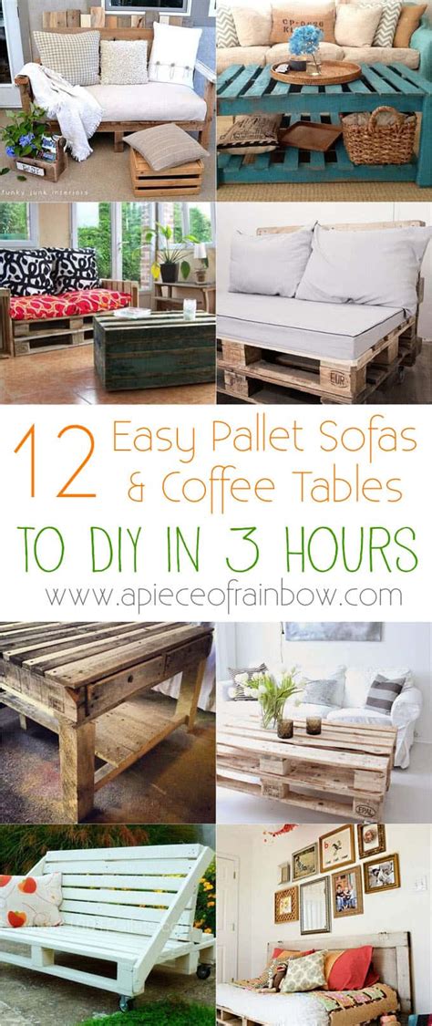 Coffee table books are now used as an accessory by many interior enthusiasts and designers as a quick and easy way to switch up a room. 12 Easy Pallet Sofas and Coffee Tables to DIY in One ...