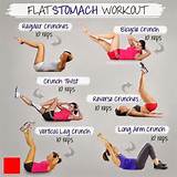 Flat Stomach Workout Photos