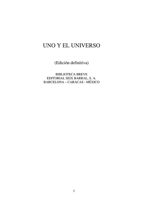 ernesto sabato uno y el universo pdf uno y el universo edición definitiva biblioteca breve