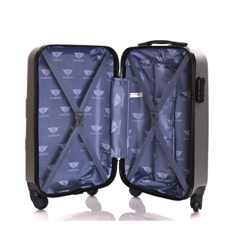 ryanair 55 cm hard cabin approved spinner trolley hand luggage suitcase case bag ebay