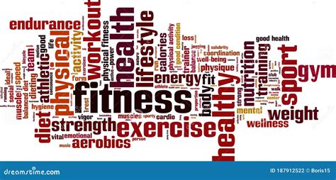 Fitness Word On Red Arrow Royalty Free Stock Photo