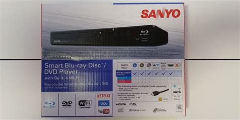 New Sanyo Blu Ray Dvd Player With Built In Wifi And Usb Port Fwbp706f