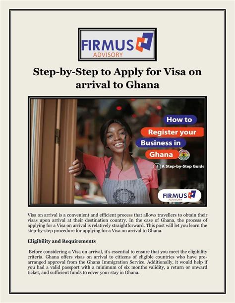 Ppt Step By Step To Apply For Visa On Arrival To Ghana Powerpoint