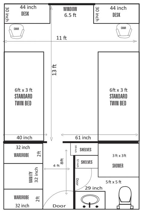 Room Layout / Floorplan - Reslife
