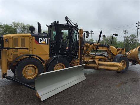 Cat Motor Grader Mounted Cable Wing Snow Plow Equipment Falls Plow