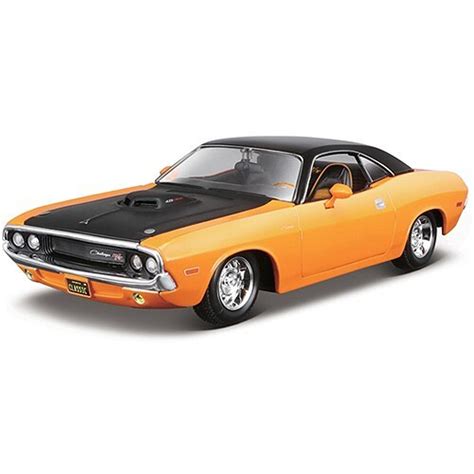 1970 Dodge Challenger Rt Classic Muscle 124 Scale Diecast Model By