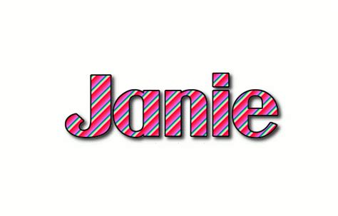 Janie Logo Free Name Design Tool From Flaming Text
