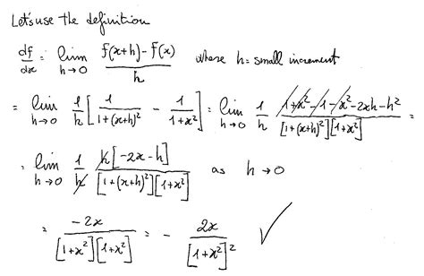 Differentiate Ln X 2 1 - How do you differentiate 1/(1+x^2)? | Socratic