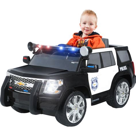 Kitty hot wheels john deere knight rider monster jam paw patrol peppa pig peterbilt pj masks power players rusty rivets ryan's world star trek stranger things super mario the fast and the furious the octonauts thomas & friends tonka 1 2 3. Electric Cars for Kids to Ride On Chevy Tahoe Police SUV 6 ...