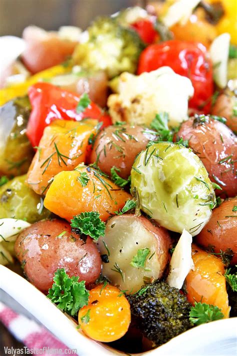 Simple Roasted Mixed Vegetables Recipe Super Easy To Make