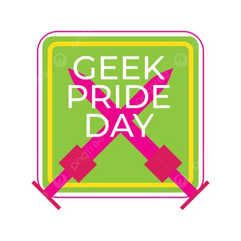 Geek Pride Vector Art Png Geek Pride Day Vector Trend Happy