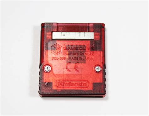 Navigate the onscreen menu to locate your back ups. Original Gamecube Memory Card - 59 Block Black/Red Animal Crossing Version