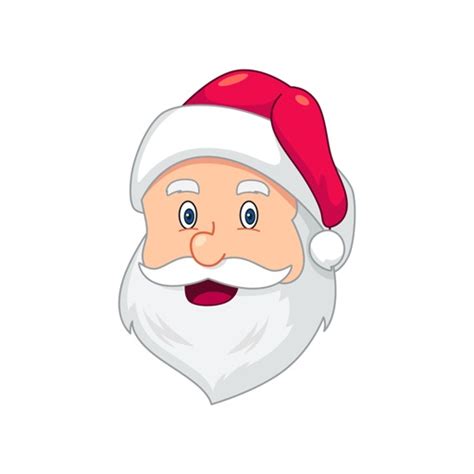 Santa Claus Emoji Stickers By Artisticco Llc