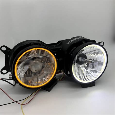 Classic 5 34 Switchback Halo Led Headlight Kit High And Low Beam