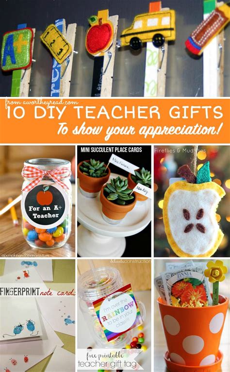 10 Diy Teacher Appreciation T Ideas