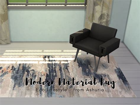 The Sims Resource Modern Material Rug