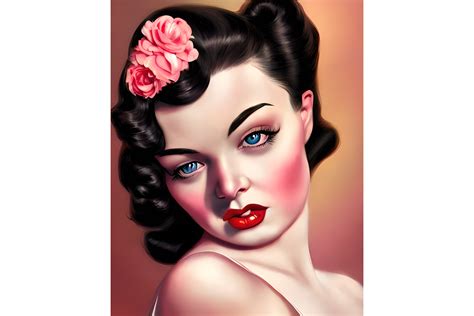 Pin Up Graphic By L M Dunn · Creative Fabrica