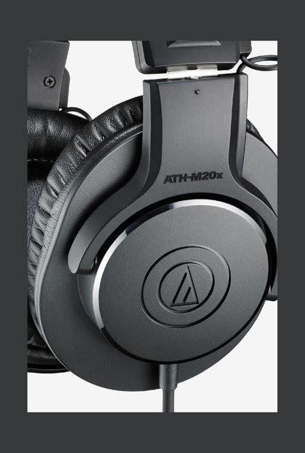 Buy Audio Technica Ath M20x Headphones Black Online At