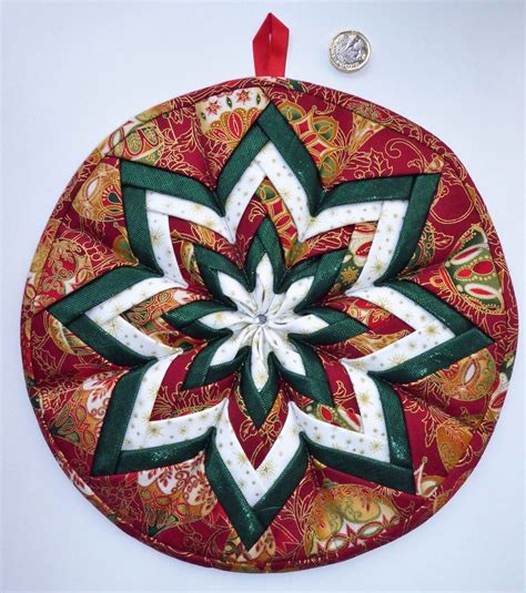 3d Lifted Star 25cm Fabric Folded Christmas Star Ornaments