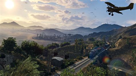 🔥 Download Wallpaper Grand Theft Auto Gta V 4k Train Landscape Beauty