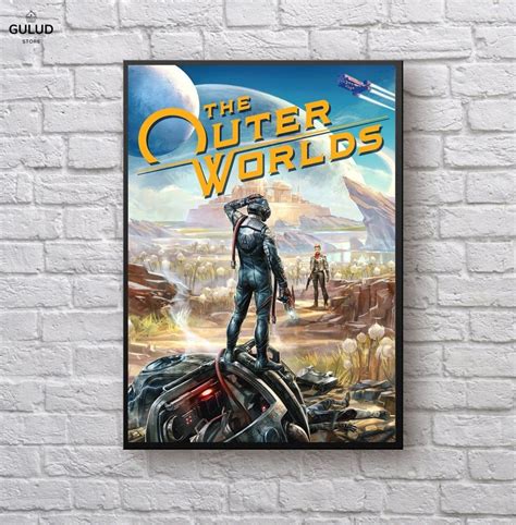 The Outer Worlds Award Winning Single Player Pc Game Poster Etsy
